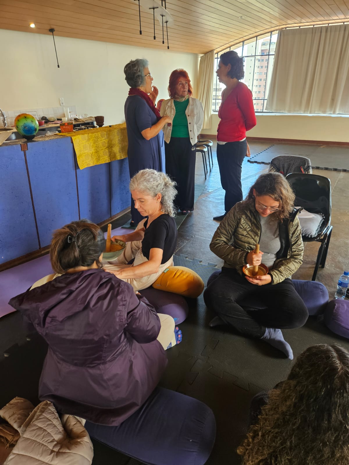 Troca entre participantes durante o curso