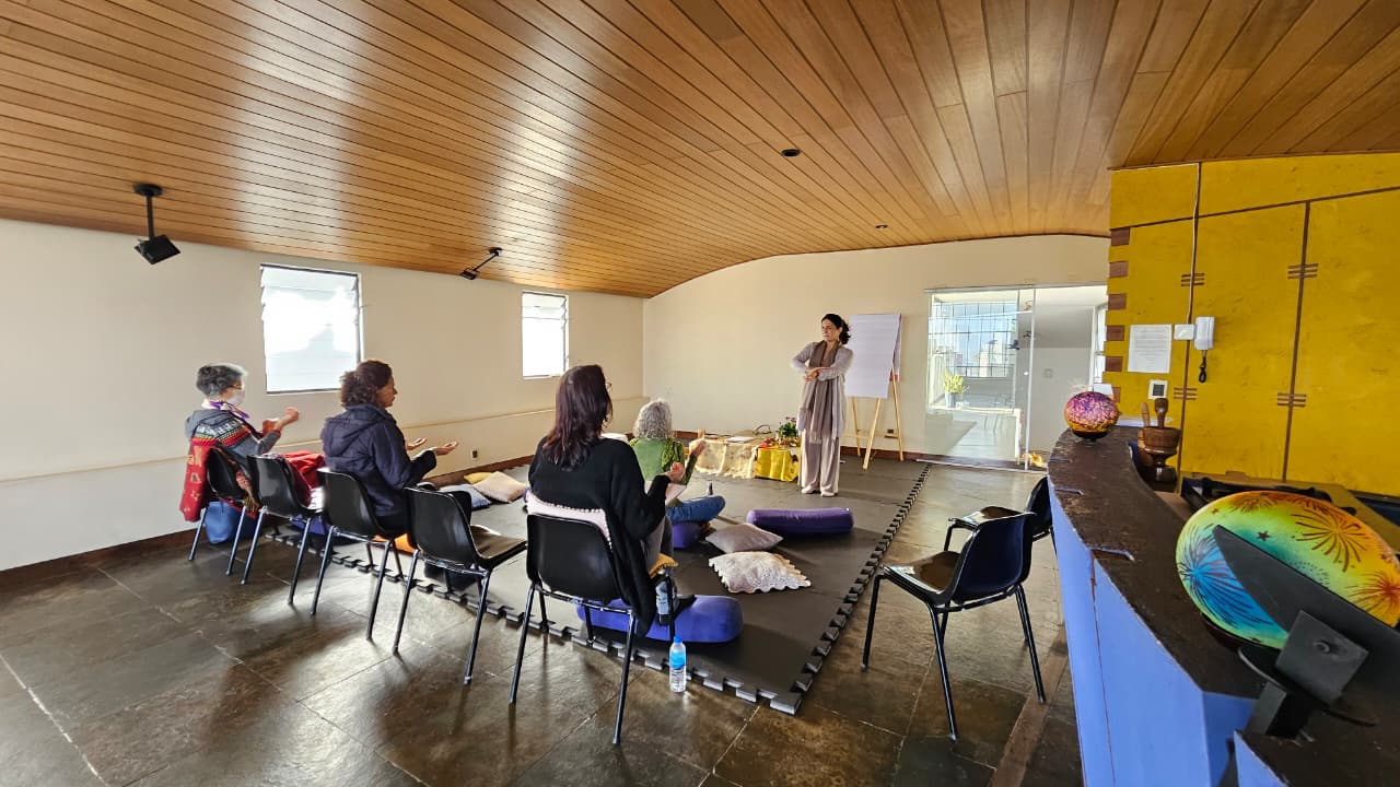 Turma em aula no Módulo 2