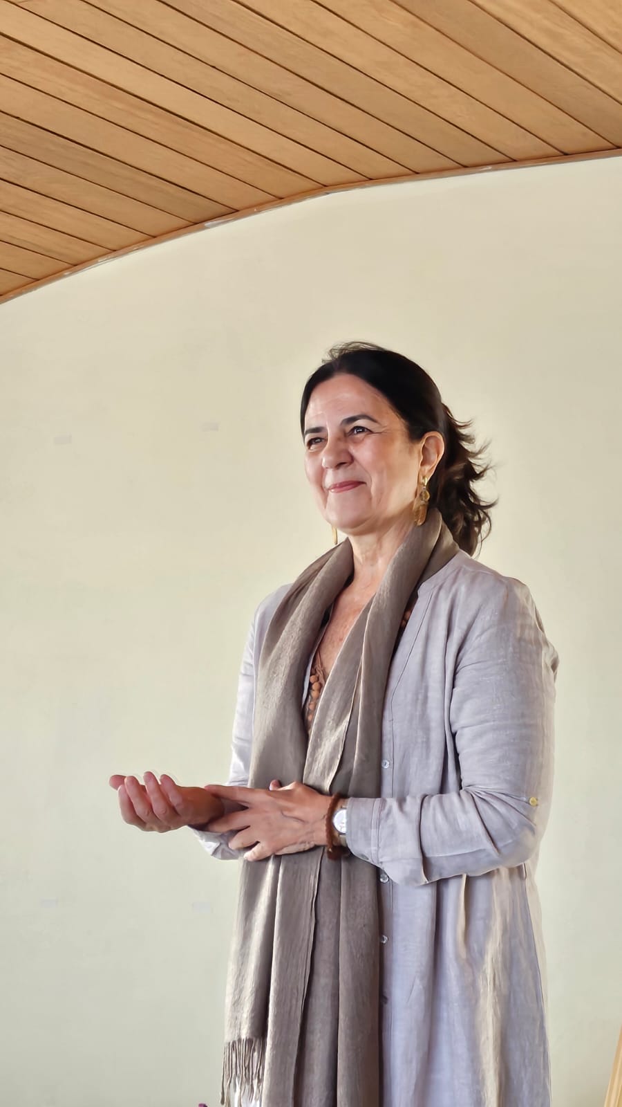 Dra. Ana Maria conduzindo aula no Módulo 2